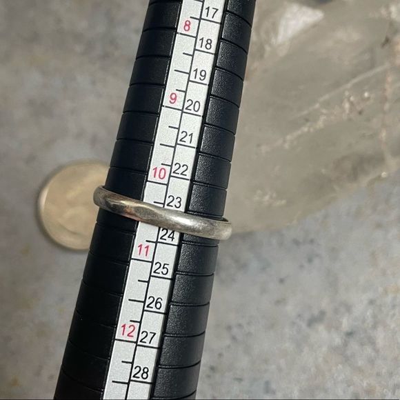 Amazonite Sterling Plated Ring 10.5 - Picture 5 of 8